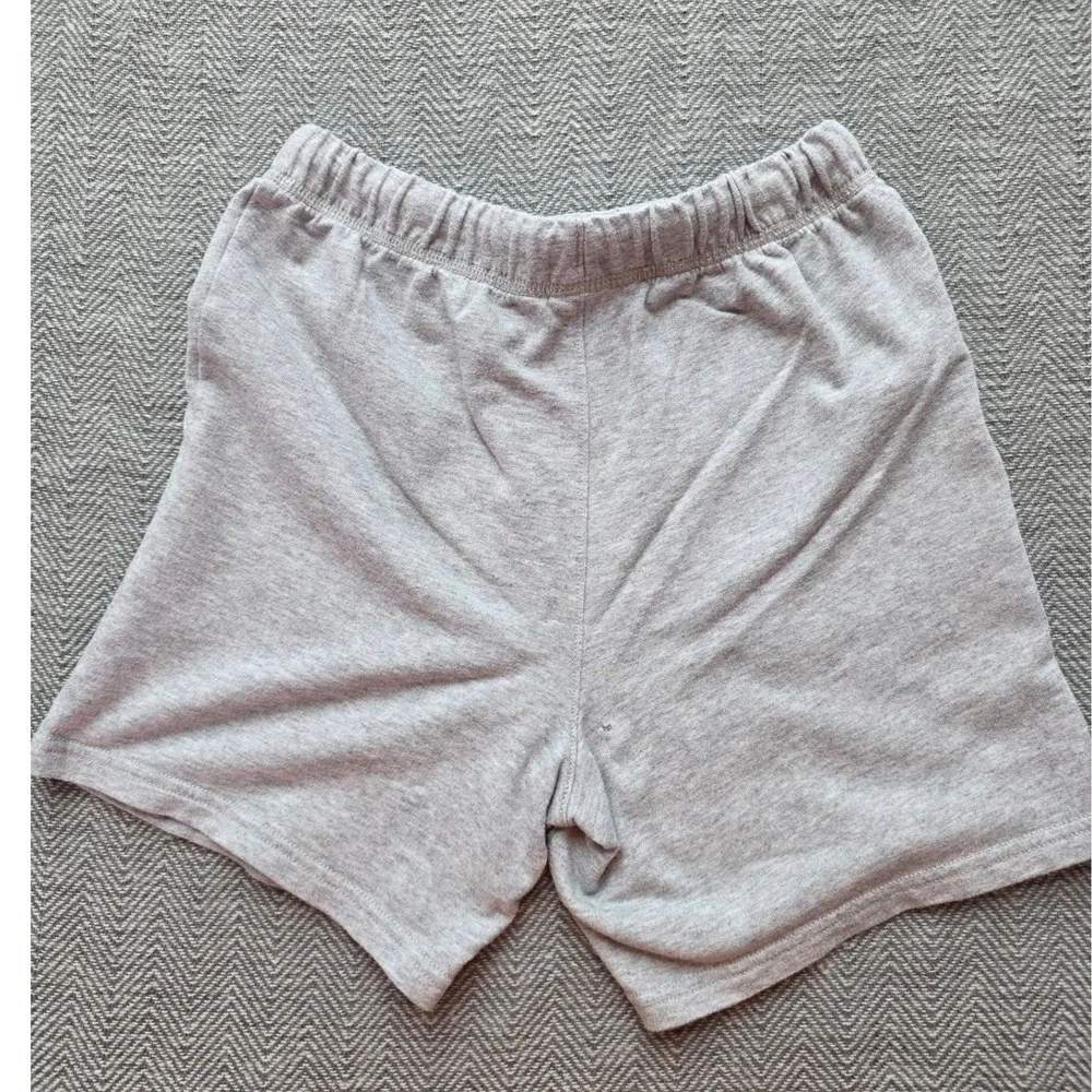 Carters Girls Gray French Terry Drawstring Shorts Size 12 Heathered Knit Casual